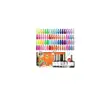 Assorted box of 40 nail packs (different colors and different designs)