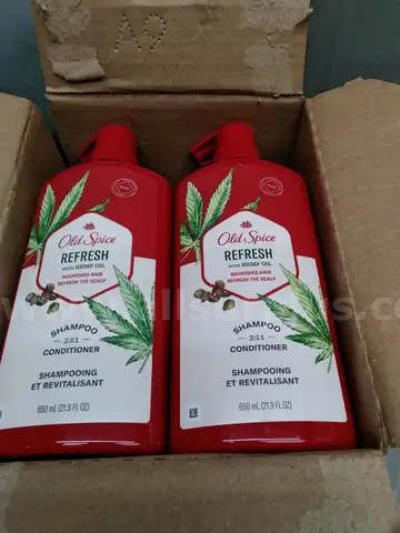 BUNDLE PACK! Old Spice 2-in-1 Shampoo and Conditioner for Men, Refresh 22 fl.oz
