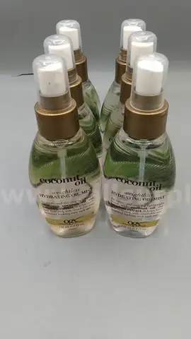 BUNDLE PACK! OGX Nourishing Coconut Oil Weightless Hydrating Oil Hair Mist Leave-In Treatment 4 fl oz