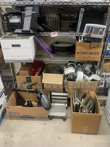 Assorted Security Cameras &#x26; Misc Office Supplies
