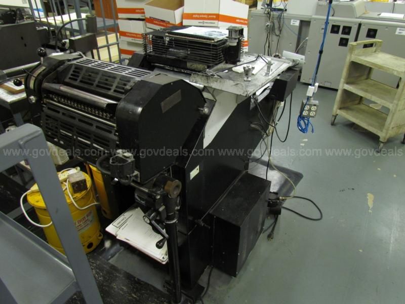 Lot [3] AB Dick 9850 Offset Presses | GovDeals