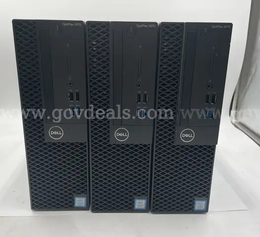 Lot of [3] Dell OptiPlex 3070 Desktop