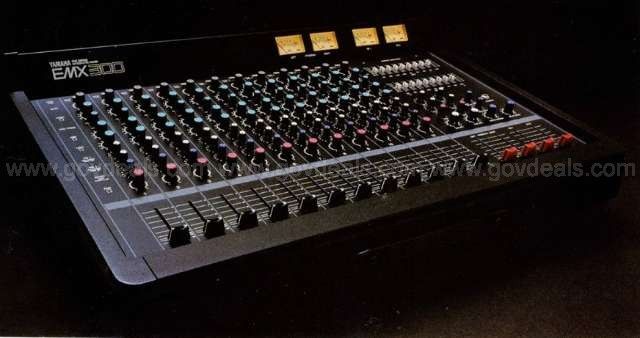 Yamaha EMX 300 12-Channel Stereo Mixer | GovDeals