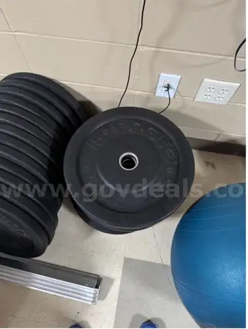(1) Pair of Rubberized 10 Pound Bumper Plates