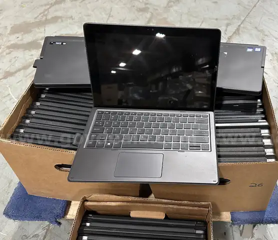 Lot of 58 Dell, HP and Lenovo Tablet Laptops