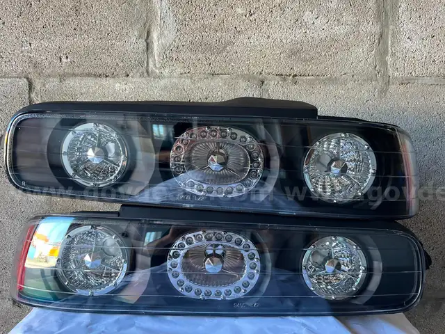 25x Fits 1994-2001 ACURA INTEGRA 2DR L.E.D. LOOK BLACK TAIL LIGHTS