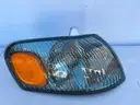 16 Pair Headlight Set FITS 1998 2000 Toyota Corolla Chrome Housing Smoke Lenses-Amber