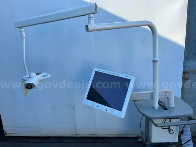 (surgical microscopy) / examination microscope / for dental examination / mobile MagnaVu Mobile Cart Magnified Video Den