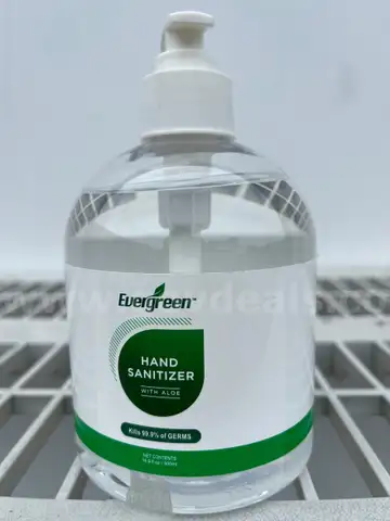 Evergreen Scented Hand Sanitizer 16.9 fi oz/500 ml a Bottle