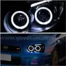 23 Pair 2004-2005 Subaru Impreza WRX/STI Outback Dual Halo Projector Headlights (Matte Black Housing/Clear Lens)