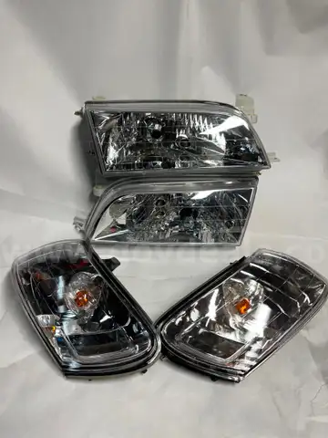 50 Pair of Headlight Kit For 1993-1997 Toyota Corolla With Corner Light Left and Right Side