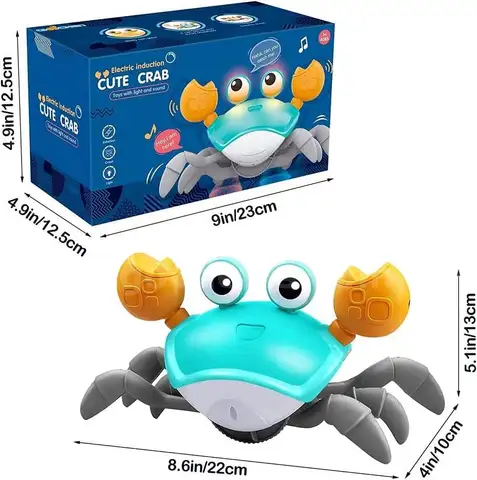 20 Units Of Crawling Crab Baby Musical Kids Toy with Led Lights &#x26; Rechargeable Battery|Inter