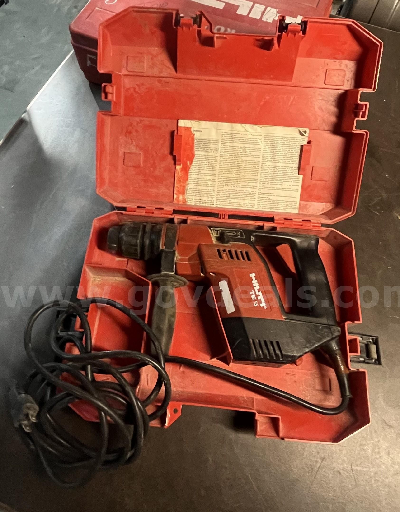 HILTI TE5 Hammer Drill | AllSurplus