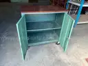 Metal Cabinet on Wheels