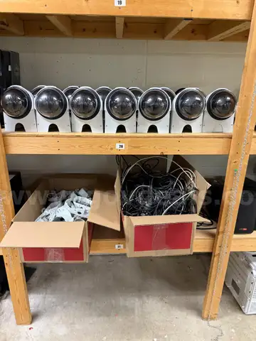 19 - Axis P5414 Dome Network Cameras with mounts and cables