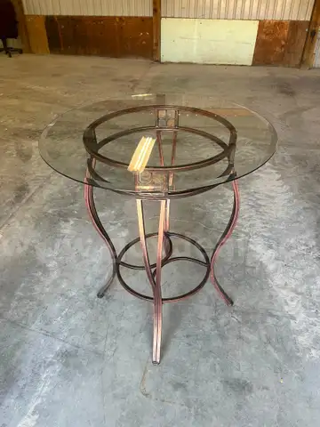 Glass Top Table