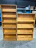 Lot of 2 Wood Shelves