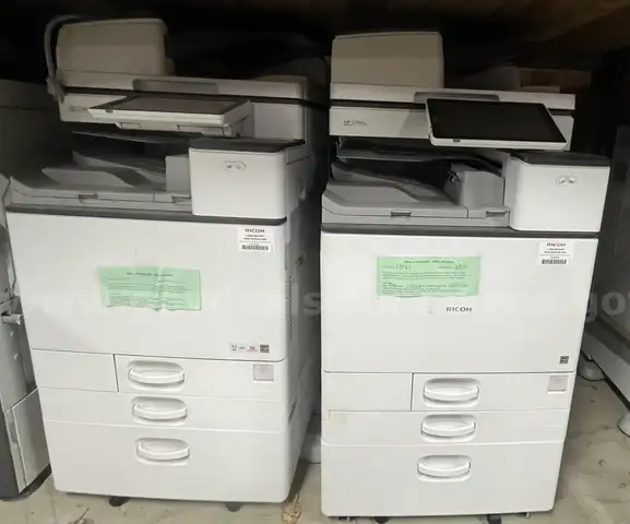 Lot of 2 Ricoh MP C3504 Color Printer/Copiers