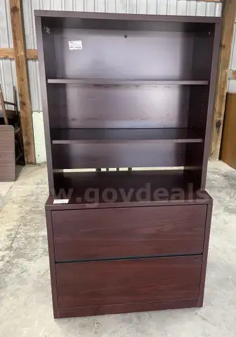 File Cabinet with Hutch (16A)