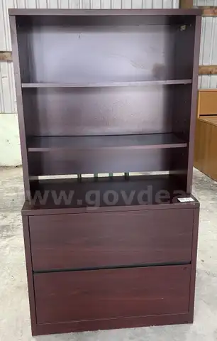 File Cabinet with Hutch (16B)