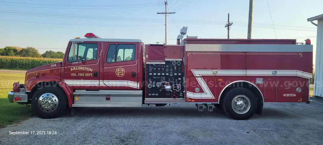 1996 Freightliner 4 Door Crew Cab Fire Truck