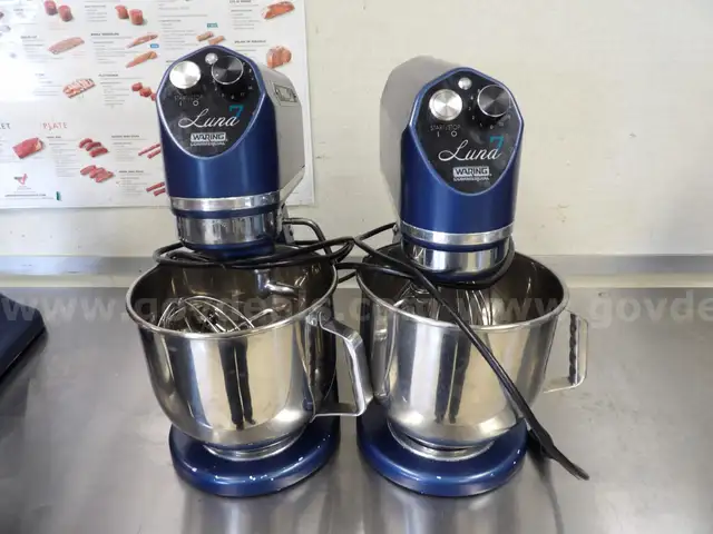 Two - Waring Commercial Planetary Mixers