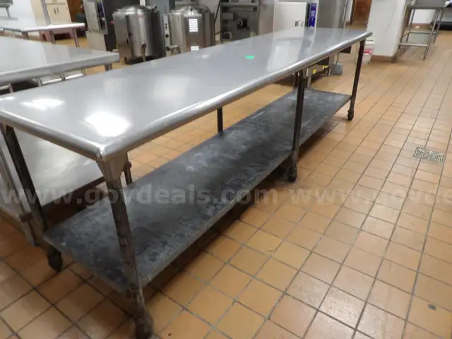 Stainless Steel Food Preparation Table