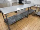 Stainless Steel Food Preparation Table