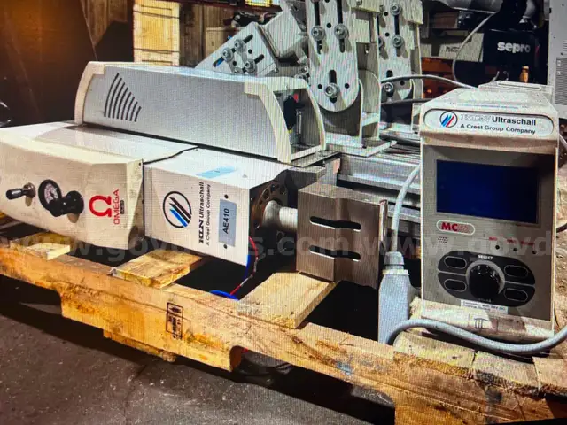 KLN Ultrschall Mecasonic Ultrasonic Welder Unit and Power supply and controller
