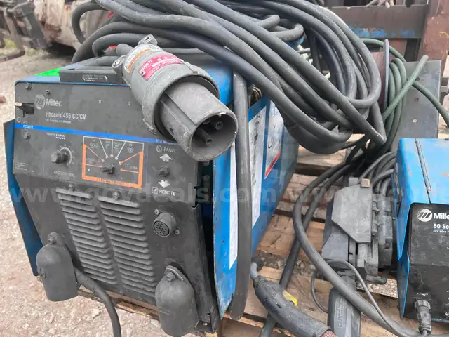 Miller Phoenix 456 Welder and Miller 60 series wire feeder