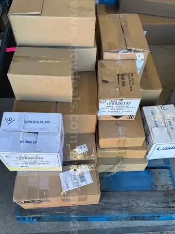 Pallet of assorted diesel new parts