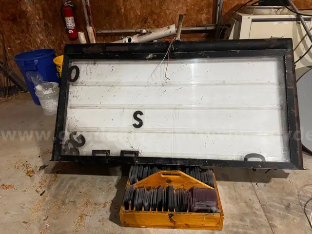 Letter Sign & Letters