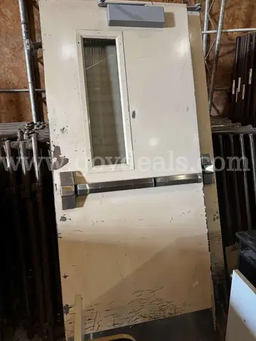 Lot of (2) Metal Exterior Doors