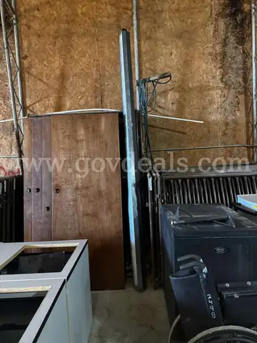 Lot of (4) Interior Doors & Large Projection Screen 