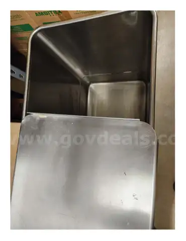 15&#x22; x 20&#x22; x 21&#x22; deep Stainless Steel Flour Bins