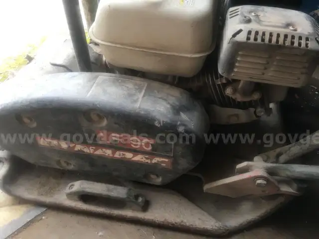 Dynapac LF 90 Plate Compactor Honda GX 160 5.5 HP Motor Leveling Compaction Machine