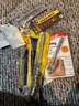 Big bin lot of drill bits, threaders, tools, irwin, craftsman, stanley
