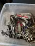 Big bin lot of drill bits, threaders, tools, irwin, craftsman, stanley