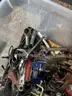 Big bin lot of drill bits, threaders, tools, irwin, craftsman, stanley