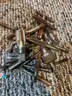 Big bin lot of drill bits, threaders, tools, irwin, craftsman, stanley