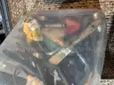 Lot of various tools saws screwdrifters drill bits magnet tools wrenches