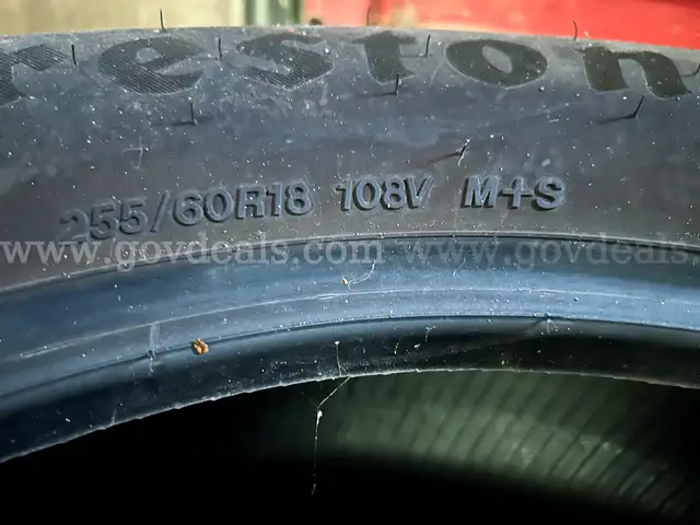 LOT of 36 Lightly Uses Firestone Tires  255/60R18