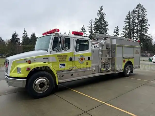 1995 Freightliner FL80 Fire Truck - Cummins 6C Diesel Engine