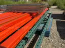 Pallet Racking, Wireway Husky, Beams, Uprights and Decking, 8ft Uprights, 1 Lot