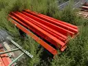 Pallet Racking, Wireway Husky, Beams, Uprights and Decking, 8ft Uprights, 1 Lot