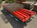Pallet Racking, Wireway Husky, Beams, Uprights and Decking, 8ft Uprights, 1 Lot
