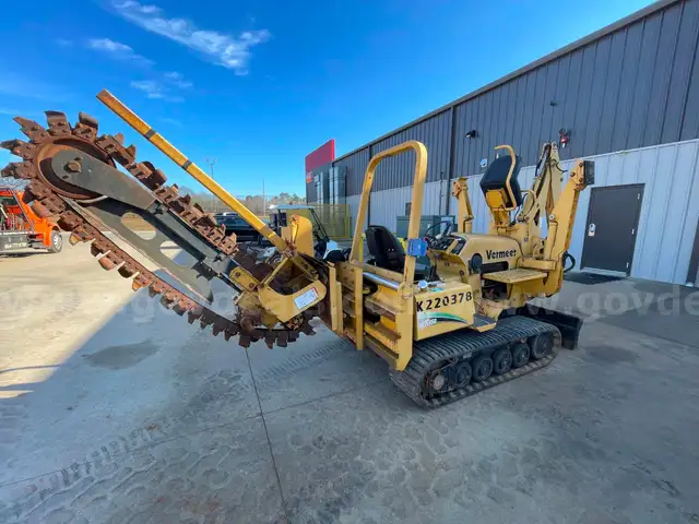 2009 Vermeer RTX450 Trencher Backhoe