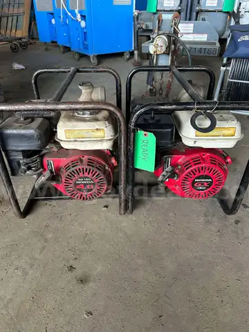 (2) Honda water pumps