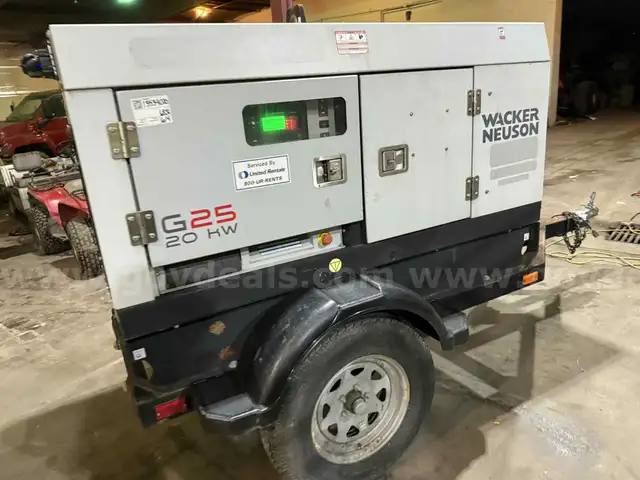 2018 Wacker Neuson G25 19.5 kW Mobile Diesel Generator
