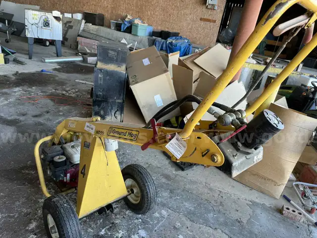 Tow behind Ground Hog Gasoline Power Auger